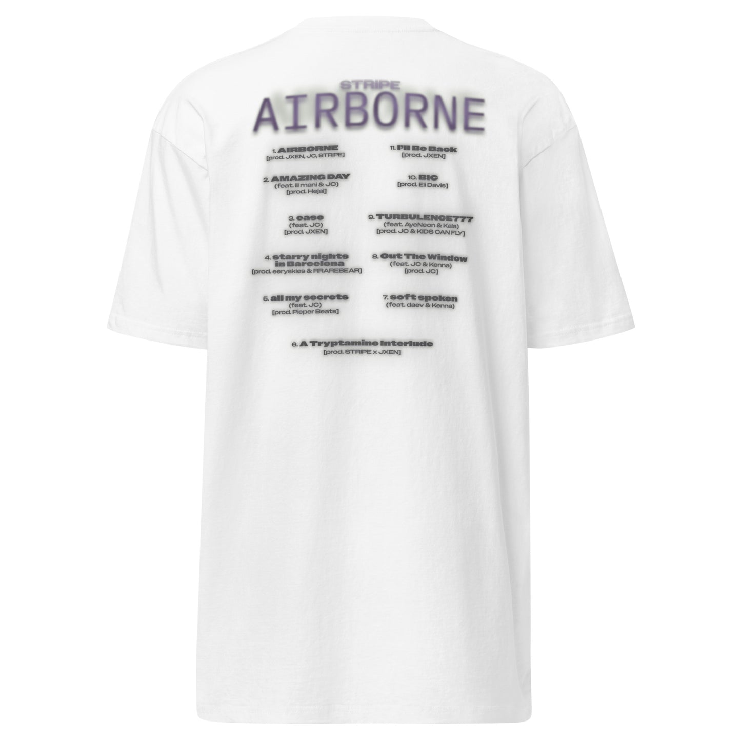 AIRBORNE (stripe is airborne) 100% Cotton